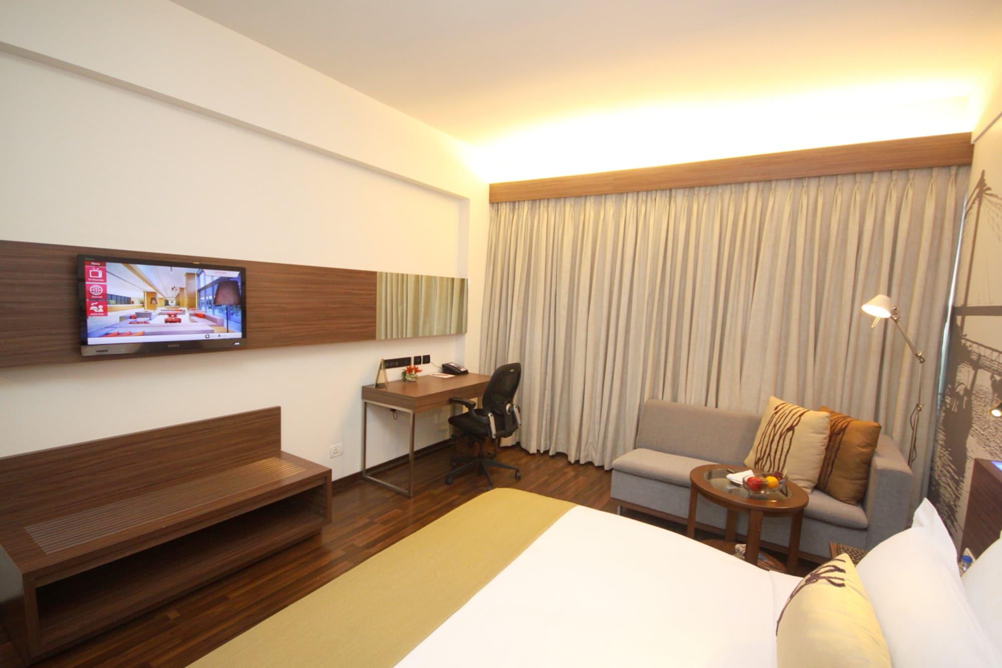Vivanta Kolkata Em Bypass Exteriér fotografie A room at the hotel